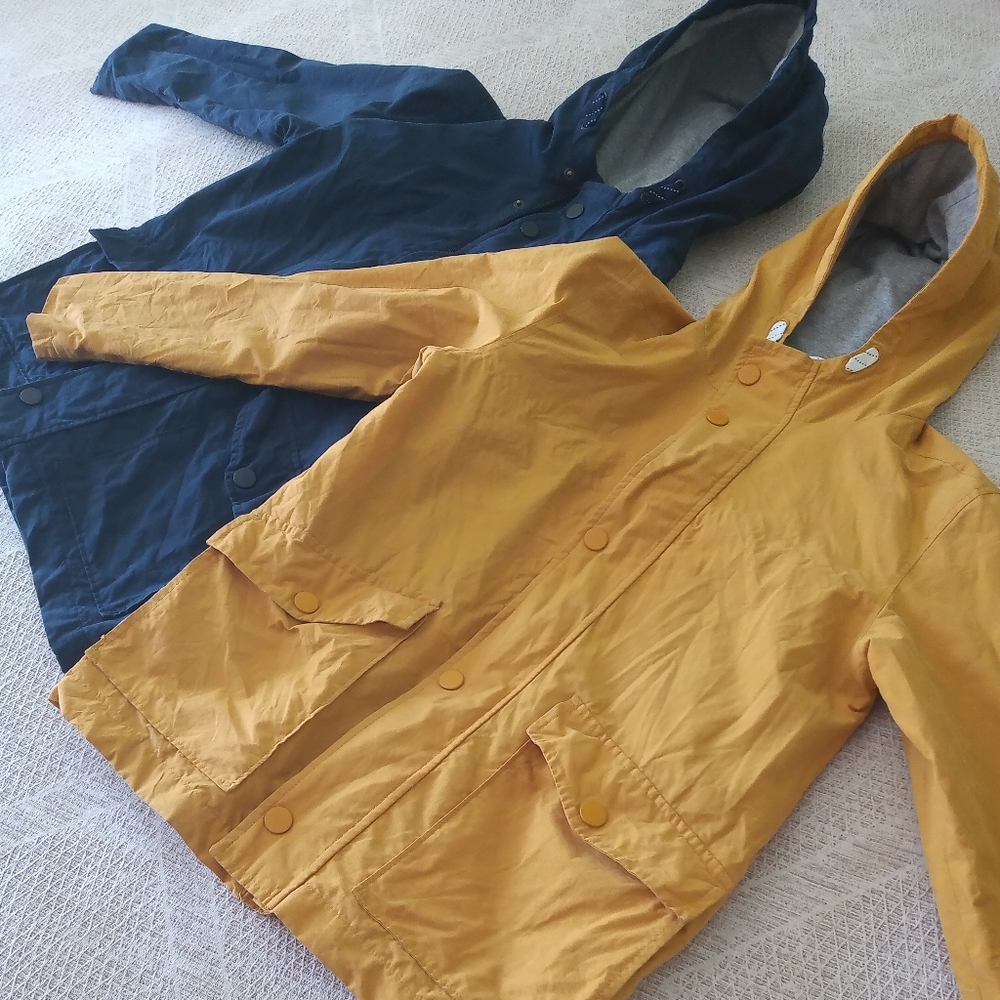 2 Water Resistant Hooded Jackets